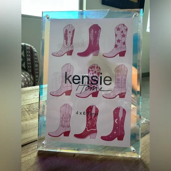 Kensie Home 4x6 Western Boot Art Picture Frame - Picture 3 of 5